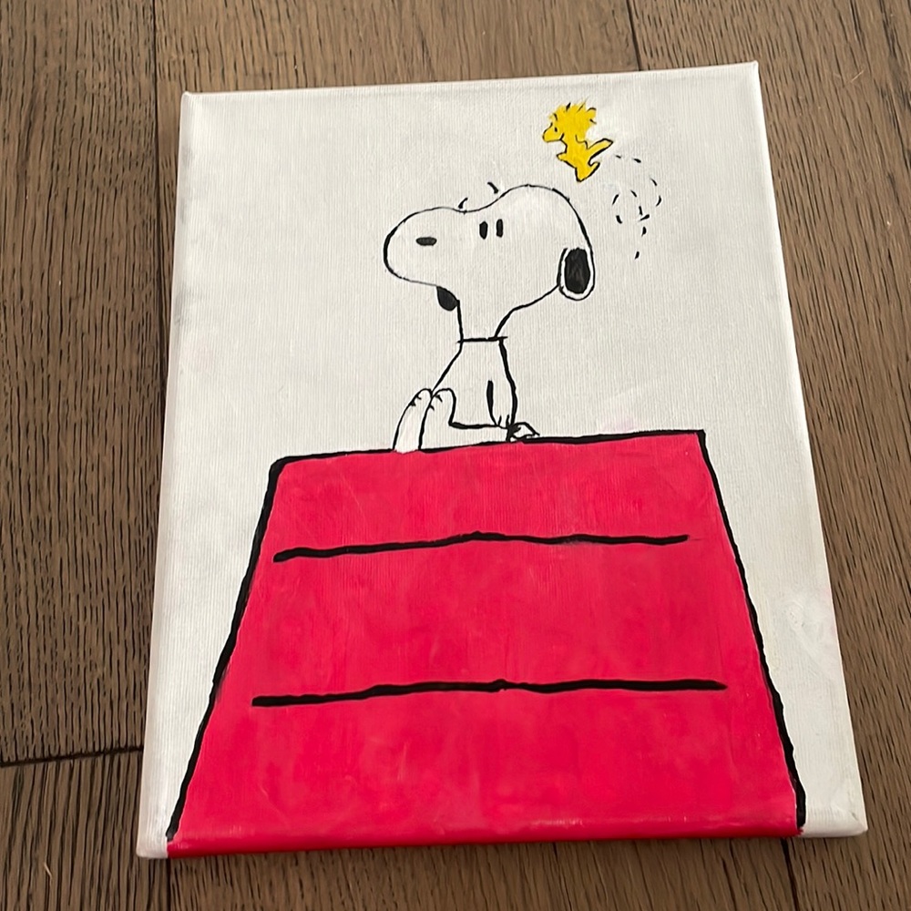 Snoopy + Woodstock drawing